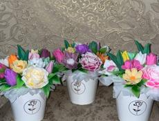 К 8 марта распродажа шоколадных шоколадок мыльных наборов и цветов🔥