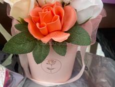 К 8 марта распродажа шоколадных шоколадок мыльных наборов и цветов🔥