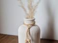 Гипсовая ваза ручной работы