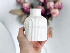 Гипсовая ваза ручной работы