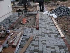 Укладка тратуарной плитки 
