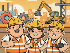 Бригада строителей