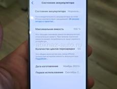 15 PRO MAX 512 100% акб