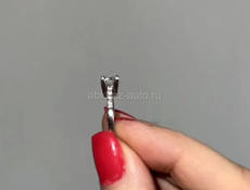 Кольцо с муассанитом 16 размер