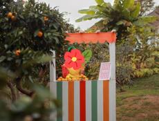 Торговая стойка небольшая