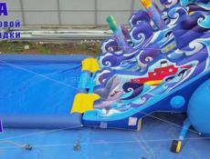 Продается большой батут с бассейном