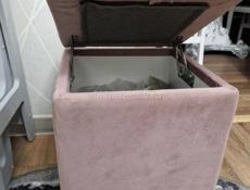 Пуфик с ящиком 