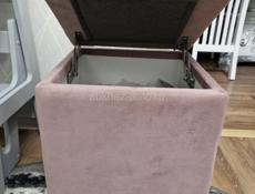 Пуфик с ящиком 