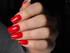 Маникюр с укреплением гелем 