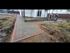 Укладка тратуарной плитки