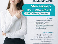 Требуется менеджер - консультант в салон мебели «Домино» Адрес: ул. Абазинская, 1. Присоединяйтесь к нам! Присылайте резюме с указанием вакансии на почту: 📩 nlusine@mail.ru