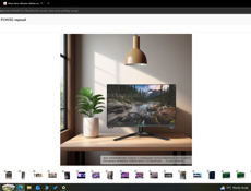 23.6" Монитор Titan Army P24H3G черный (б.у) состояние нового