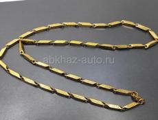 Продается Мужская и женская (универсальная)цепь из медицинского золота Premium Ручная работа 55 см …цена 3000т номер телефона +7 940 711-61-45