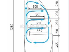 Кондитерская холодильная витрина Carboma ВХСв-1,3д