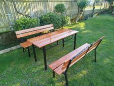 Стол с лавочками 