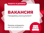 Команда ДОМИНО расширяется! 🛋️✨ у нас открыта вакансия Продавец-консультант
