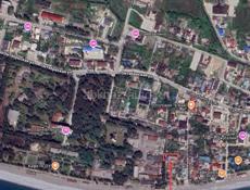 🏡 УЧАСТОК У МОРЯ 8 СОТОК + ГОСТИНИЦА (НЕДОСТРОЙ), 50 М ДО МОРЯ, ЦАНДРИПШ, РЯДОМ С ДОМОМ ОТДЫХА «ПСОУ» 