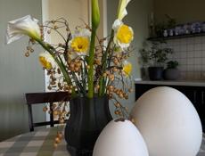 Гипсовые пасхальные яйца