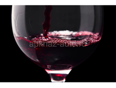 Чёрное вино купаж полусухое