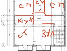 2 х этажная квартира г. Сухум центр ул. Воронова . Можно сделать и две отдельные квартиры , каждая будет по 100 кв , схему приложил