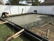 Заливка бетона 