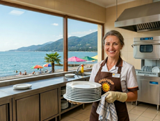 Посудомойщица (Amra Sunrise, Цандрипш)