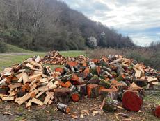 Дрова колотый и не колотый