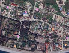 🏡 УЧАСТОК У МОРЯ 8 СОТОК + ЖИЛОЙ ДОМ + ГОСТИНИЦА (НЕДОСТРОЙ), 50 М ДО МОРЯ, ЦАНДРИПШ, РЯДОМ С ДОМОМ ОТДЫХА «ПСОУ» 