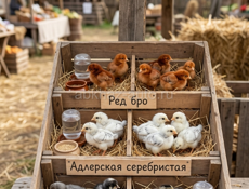 Недельные цыплята крупных пород