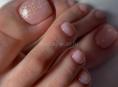 Педикюр с покрытием всего 