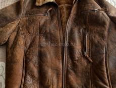 Дубленка настоящая на среднего мужчину 170-175 см рост