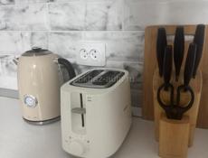  тостер, ножы, эл. Чайник 