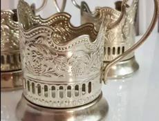 Подстаканник "Советский космос" Кольчугино 1959г