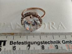 Серьги из серебра 925. Раухтопаз и цитрин. Кольцо с горным хрусталем