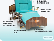 Кровать медицинская для лежачих больных б/у