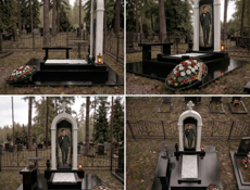 Памятники и гробы