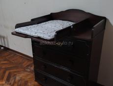8000 руб с матрасом, пеленальный комод