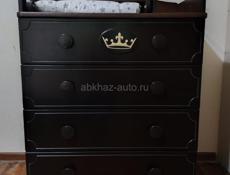 8000 руб с матрасом, пеленальный комод