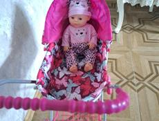 Коляска с куклой