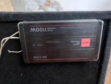 Продам сабвуфер вместе с усилителем