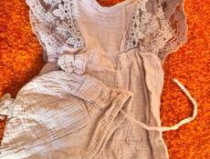 Большой пакет одежды для девочки от 1 до 12 мес