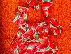 Большой пакет одежды для девочки от 1 до 12 мес