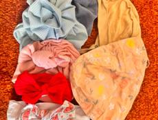 Большой пакет одежды для девочки от 1 до 12 мес