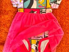 Большой пакет одежды для девочки от 1 до 12 мес