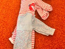 Большой пакет одежды для девочки от 1 до 12 мес