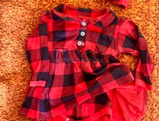 Большой пакет одежды для девочки от 1 до 12 мес