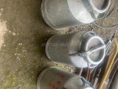 3 фляги б/у обменяю на 5 литров меда, или продам 6000