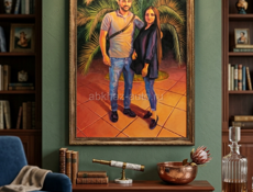 Барельефы, интерьерные картины, портреты под заказ