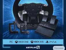 Руль игровой Руль Artplays V-1200 Vibro Premium Leather Edition