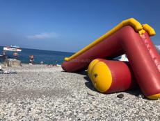 Надувной горке